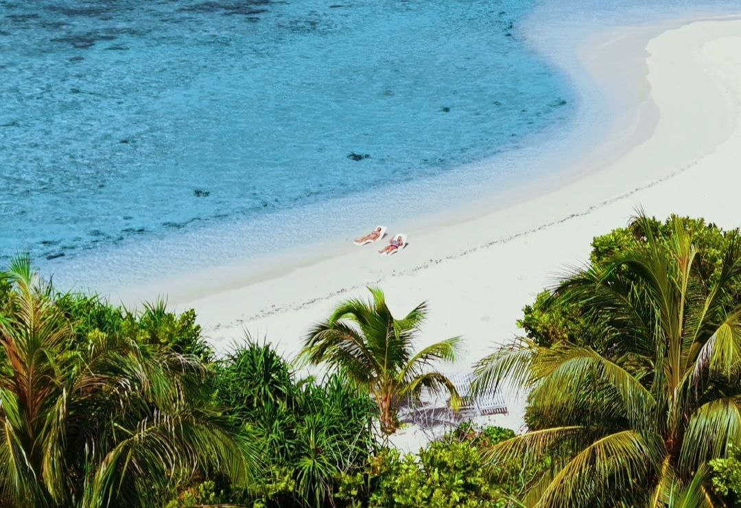 Pristine white sand beaches
